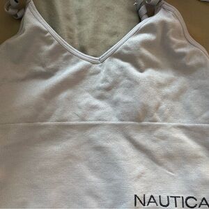 Nautica Light Gray Tank Top